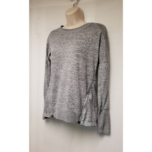 Active Life Women's Size Small S/M Pullover Zip Heather Gray Sweater - Picture 7 of 10